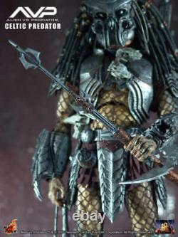 Avp Celtic Predator Hot Toys 1/6 Figure Statue Mms09 Sideshow Aliens Vs Rare