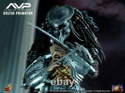 Avp Celtic Predator Hot Toys 1/6 Figure Statue Mms09 Sideshow Aliens Vs Rare