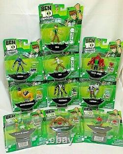 BANDAI Cartoon Network BEN 10 Omniverse Aliens Action Figure Collection set x10