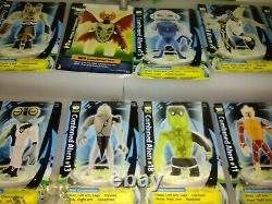 BEN 10 Bandai 24 ALIEN Creation Chamber Mini Build a Figures lot watch and cards