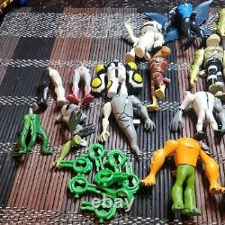 BEN 10 bandai 20+ ALIEN Creation Chamber Mini Build a Figures lot with watch
