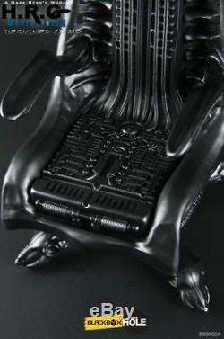 BLACKBOX x BLACKHOLE 1/6 scale Alien H. R. Giger 1989 Black Chair (in stock)