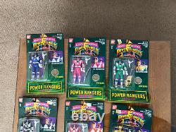 Bandai MMPR Mighty Morphin Power Rangers Lot Of 10, With 4 Evil Space Aliens MOC