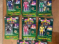 Bandai MMPR Mighty Morphin Power Rangers Lot Of 10, With 4 Evil Space Aliens MOC