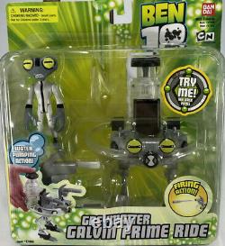 Ben 10 Alien Collection GreyMatter GalvinPrime Ride- ERROR-Very Rare-Sealed