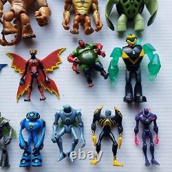 Ben 10 Alien Force Lot with 20 Action Figures & Omnitrix FX Rustbucket & Extras