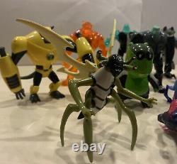 Ben 10 Bandai Toys Huge lot Of 20 Alien Action Figure Toy Cartoon Network