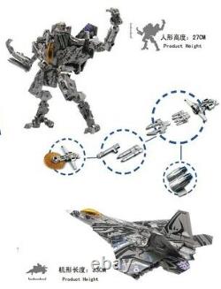 Black Mamba Ls-04s Star Adjutant Alien Markings Jet/ Robot Movie Figure USA