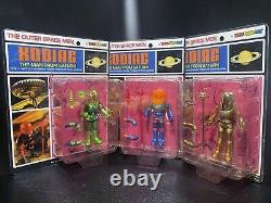 Colorforms Aliens 4 Horsemen Glyos Outer Space Men XODIAC Set of 3 Infinity