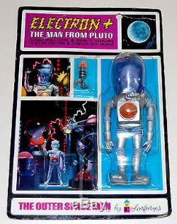 Colorforms Outer Space Men Electron + Mint Carded Vintage Action Figure