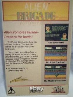 Custom action figures 3.75 Atari 7800 Alien Brigade Carded Art Figure Display