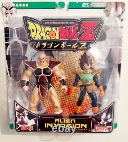 Dragon Ball Z Alien Invasion Nappa & Vegeta Action Figure 2 Pack Brand New