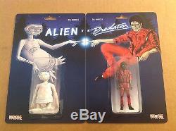 E. T. & Michael Jackson Alien vs Predator 2 figure set #ed 8 of only 13 sets made