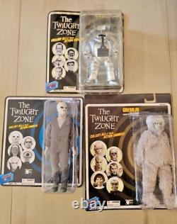 EMCE BIF BANG POW Twilight Zone Figures INVADER + GREMLIN + ALIEN Mego Sci-Fi