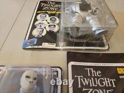 EMCE BIF BANG POW Twilight Zone Figures INVADER + GREMLIN + ALIEN Mego Sci-Fi