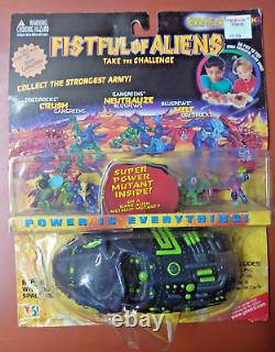 Fistful Of Aliens DAMAGED PACKAGING Blue Space Pod Pack Alien Mutant Toys 1998