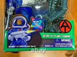 GI Joe 12 AA Secret of Planet Xenome Modern Adventure Team 2003 Rare Blue Alien