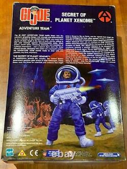 GI Joe 12 AA Secret of Planet Xenome Modern Adventure Team 2003 Rare Blue Alien