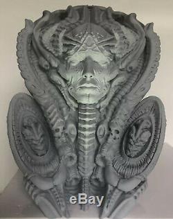 H. R Giger Inspired Alien Mother Wall Statue Alien Action Figure Stone Gray