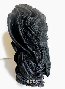 H. R Giger Inspired Alien Mother Wall Statue Figure Black
