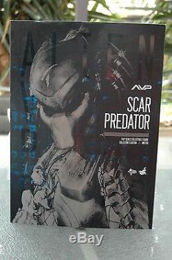 Hot Toys Avp Alien Vs Predator Scar Predator Mms190 Mms 190 Figure Ma Aq4005