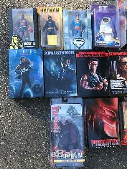 HUGE NECA lot Terminator Predator Aliens Commando Freddy Batman Superman Rocky