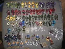 Halo Mega Construx Bloks Spartans Covenant Elites Hunters Weapons Parts Lot