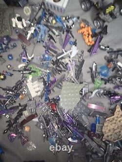 Halo Mega Construx Bloks Spartans Covenant Elites Hunters Weapons Parts Lot