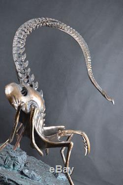 Handmade PREDALIEN Alien vs. Predator Alien Queen Figure Statue AVP Model Toy