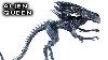 Hiya Toys Alien Queen U0026 Battle Damage Version Avp Xenomorph Action Figure Review