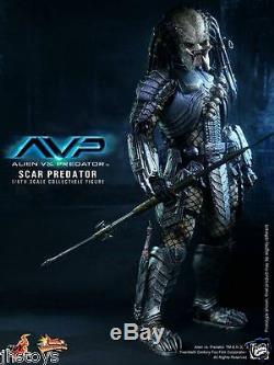 Hot Toys 1/6 AVP Alien vs Predator Scar Predator Ver. 2.0 MMS190 EMS