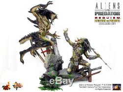 Hot Toys 1/6 Aliens vs Predator AVP Requiem Predalien vs Predator Diorama DMS02