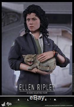 Hot Toys 1/6 MMS366 Alien Ellen Ripley With Cat Collectible Figure New