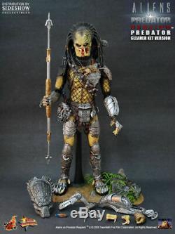Hot Toys 1/6 Wolf Predator Cleaner Kit Version Alien Vs Predator Requiem