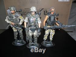 Hot Toys 2006 Aliens Marines Lot Hudson, Apone, Drake 1/6 Scale Loose Rare