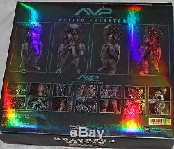 Hot Toys MMS09 AvP Alien Vs Predator CELTIC PREDATOR Action Figure COMPLETE BOX
