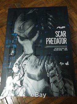 Hot Toys Scar Predator Alien vs. Predator 1/6 Scale MMS190 box dented CHEAPEST