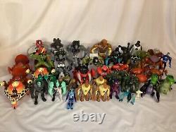 Huge Ben 10 Lot of 45 Figures Original Alien Force Ultimate Alien Cartoon