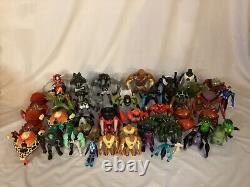 Huge Ben 10 Lot of 45 Figures Original Alien Force Ultimate Alien Cartoon