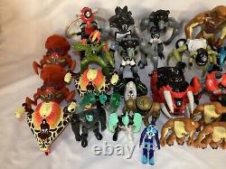 Huge Ben 10 Lot of 45 Figures Original Alien Force Ultimate Alien Cartoon