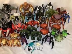 Huge Ben 10 Lot of 45 Figures Original Alien Force Ultimate Alien Cartoon