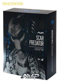 In Stock! Hot Toys Alien vs. Predator AVP Scar Predator 14 Action Figure