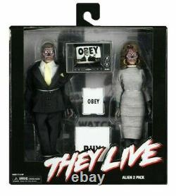 John Carpenter They Live Retro action figure 2-Pack Aliens Deluxe Box NECA