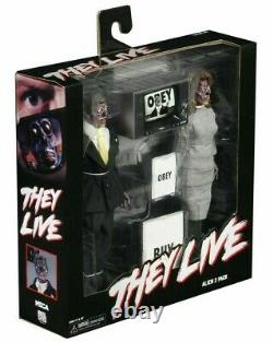 John Carpenter They Live Retro action figure 2-Pack Aliens Deluxe Box NECA