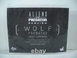 K24i00083 WOLF PREDATOR With BOX HOT TOYS 2019 REQUEIM ALIEN VS AVP 1/6 FIGURE