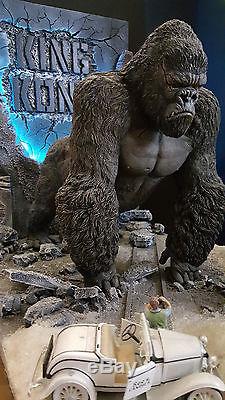 King-kong Statue Maquette Peter Jackson Nt Sideshow Jurassic Alien Predator Rare