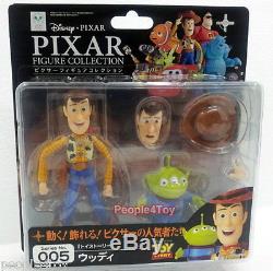 Kaiyodo Revoltech Pixar Movie 005 TOY STORY WOODY+ALIEN 3 Action Figure Disney