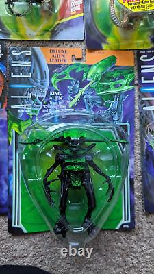 Kenner ALIENS 1992 Lot of 7 Alien Figures NISP King Panther Scorpion Mantis ++