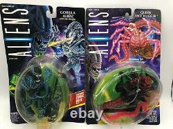 LOT of 5 Kenner Alien FiguresQueen Face Hugger Mantis Rhino Killer Crab Gorilla