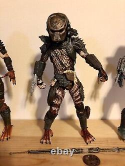 Lost Tribe Neca Predator Lot. Loose Used Condition. Authenic with Accessories